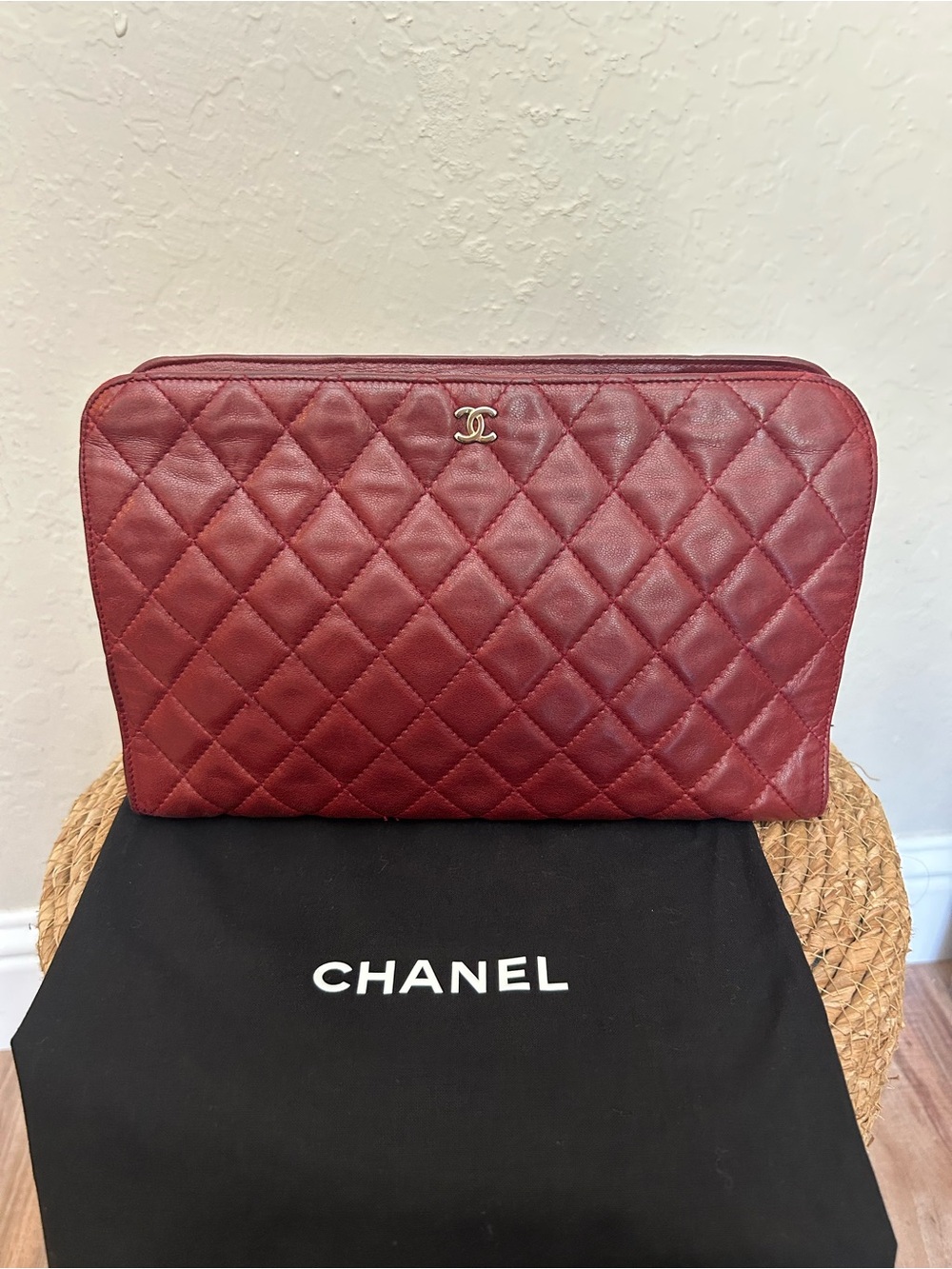 CHANEL Vintage Quilted Clutch